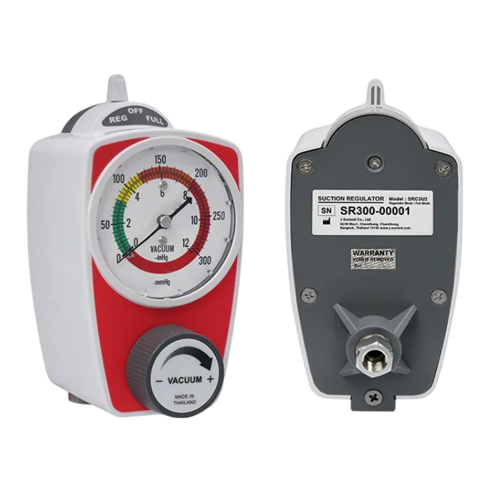 SR Cont/High Suction Regulator 0-760 mmHg for hospitals, clinics, and emergency care units